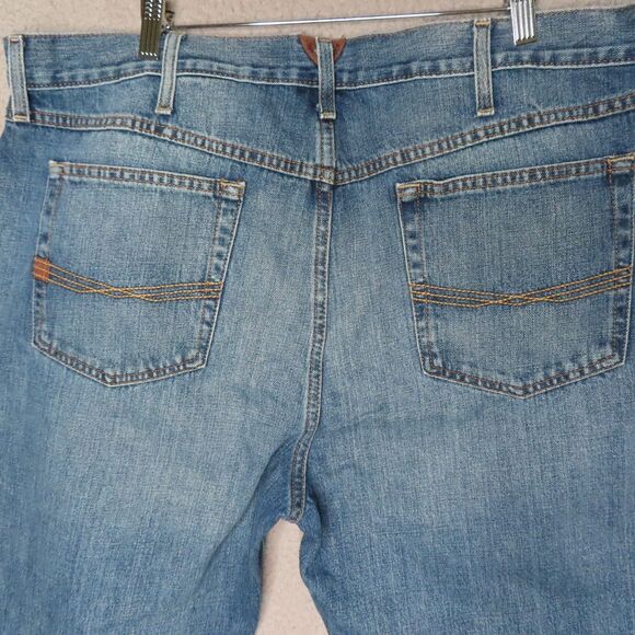 Ariat Jeans Men 40x32 Medium Wash Relaxed Bootcut Granite Straight Leg Western - Picture 4 of 12